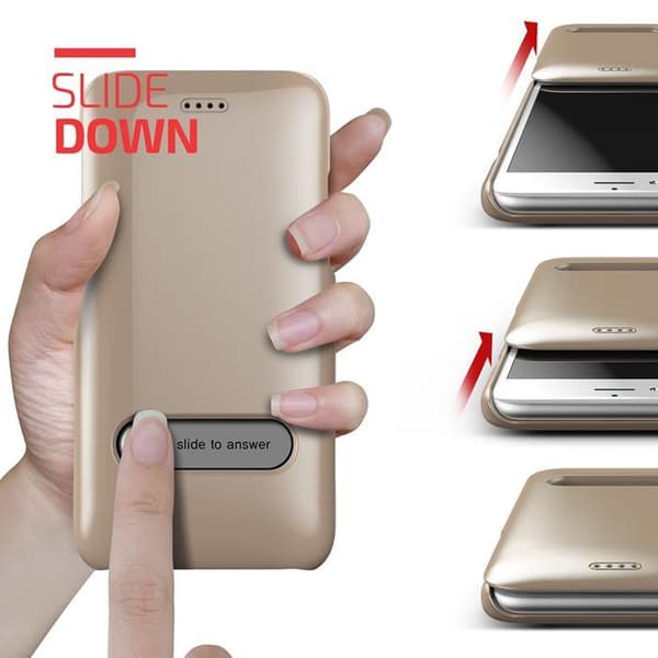 Verus Slim Slide Skal till Apple iPhone 6 / 6S  - Gold