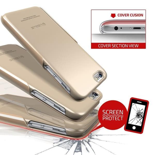 Verus Slim Slide Skal till Apple iPhone 6 / 6S  - Gold