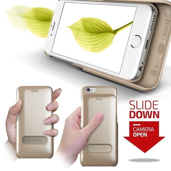 Verus Slim Slide Skal till Apple iPhone 6 / 6S  - Gold
