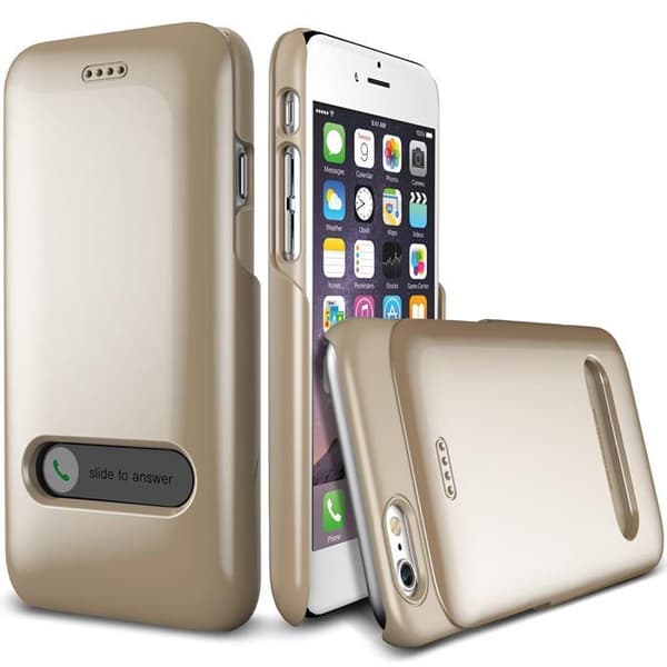 Verus Slim Slide Skal till Apple iPhone 6 / 6S  - Gold