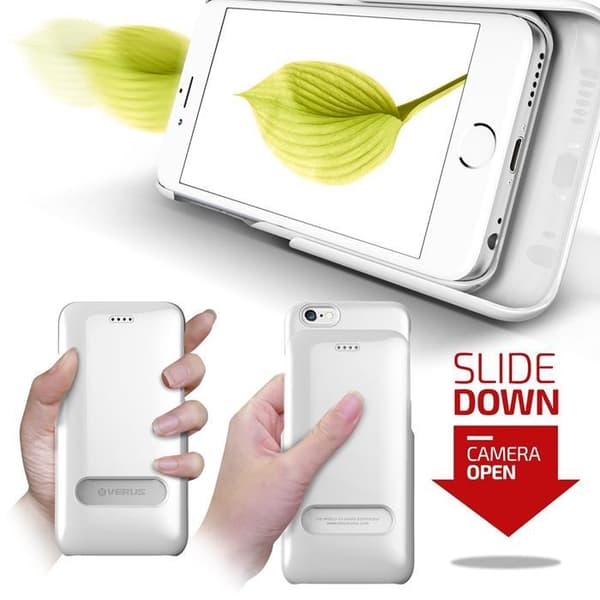 Verus Slim Slide Skal till Apple iPhone 6 / 6S  - Vit