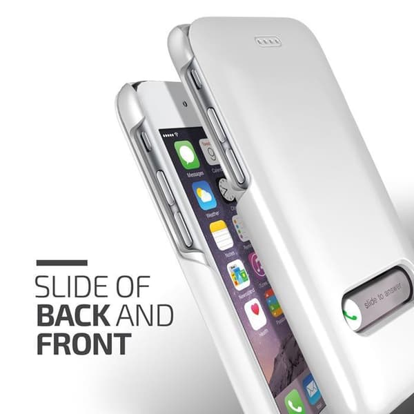 Verus Slim Slide Skal till Apple iPhone 6 / 6S  - Vit
