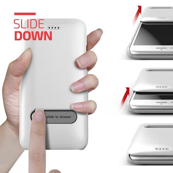 Verus Slim Slide Skal till Apple iPhone 6 / 6S  - Vit
