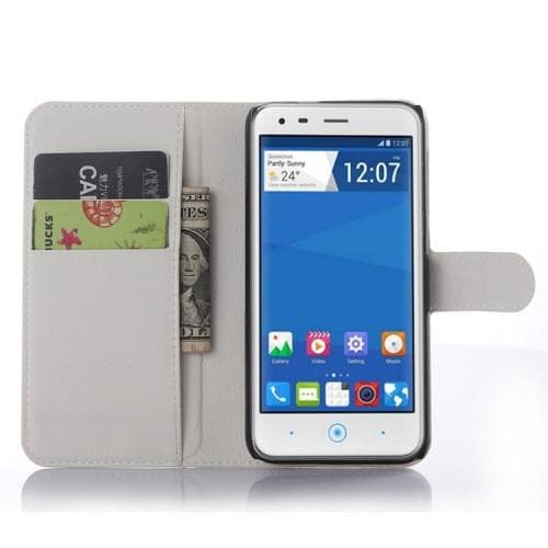 Plånboksfodral till ZTE Blade S6 - Vit