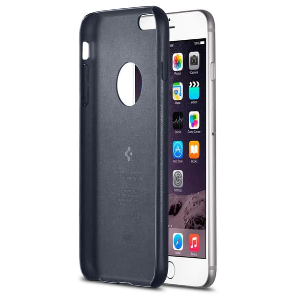 SPIGEN Leather Fit Skal till Apple iPhone 6(S) Plus - Brun