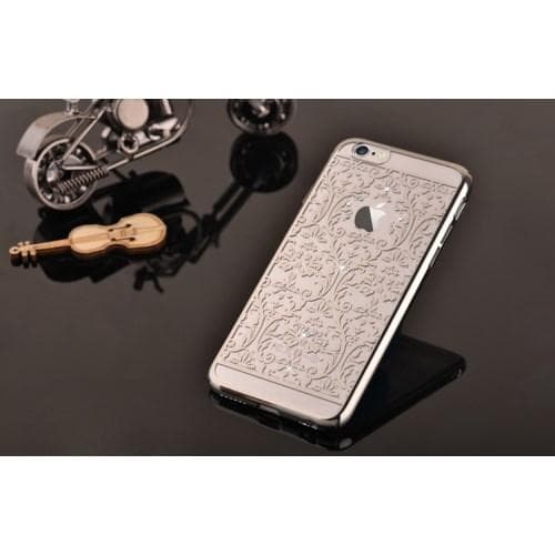 Devia skal med Swarovski-stenar till iPhone 6 / 6S  - Pattern Silver