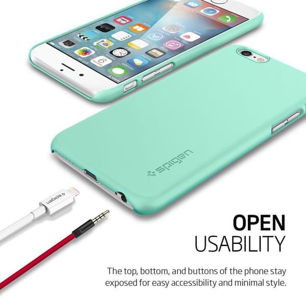 SPIGEN Ultra Thin Fit Skal till Apple iPhone 6/6S - Mint