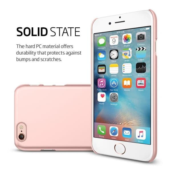 SPIGEN Ultra Thin Fit Skal till Apple iPhone 6/6S - Rose Gold