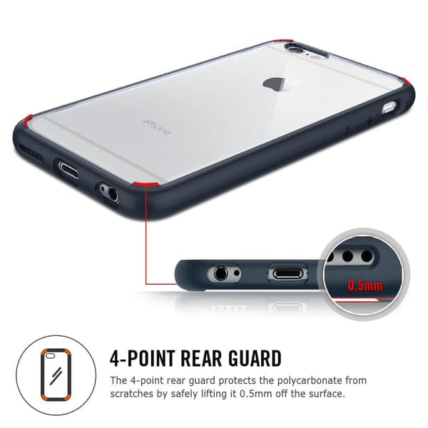 SPIGEN Ultra Hybrid skal till Apple iPhone 6(S) Plus (Gold)
