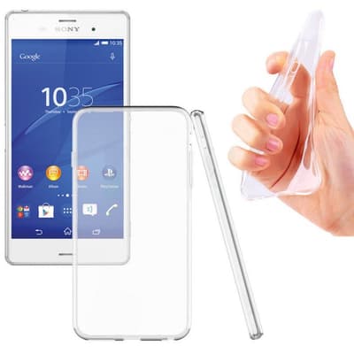 Silikonikotelo läpinäkyvä Sony Xperia Z3 (D6603)