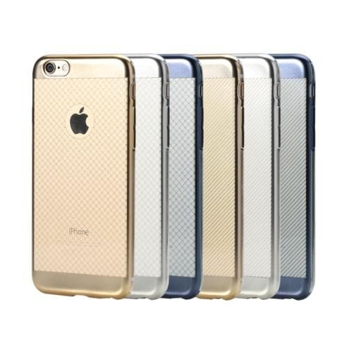 Rock Electroplating Flexicase Skal till Apple iPhone 6(S) Plus - Gol