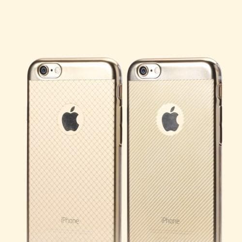 Rock Electroplating Flexicase Skal till Apple iPhone 6(S) Plus - Gol