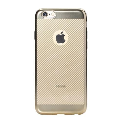 Rock Electroplating Flexicase Skal till Apple iPhone 6(S) Plus - Gol