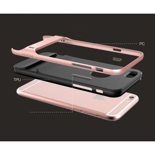 ROCK royce skal till Apple iPhone 6(S) Plus - Rose Gold