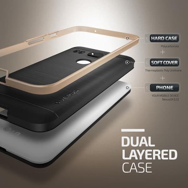 Verus High Pro Shield Skal till LG Nexus 5X - Gold