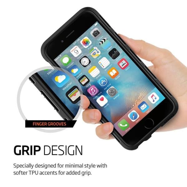 Spigen Thin Fit Hybrid Skal till Apple iPhone 6/6S  - Vit