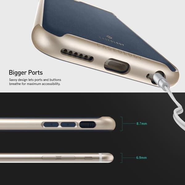 Caseology Envoy Skal till Apple iPhone 6(S) Plus  - Blå