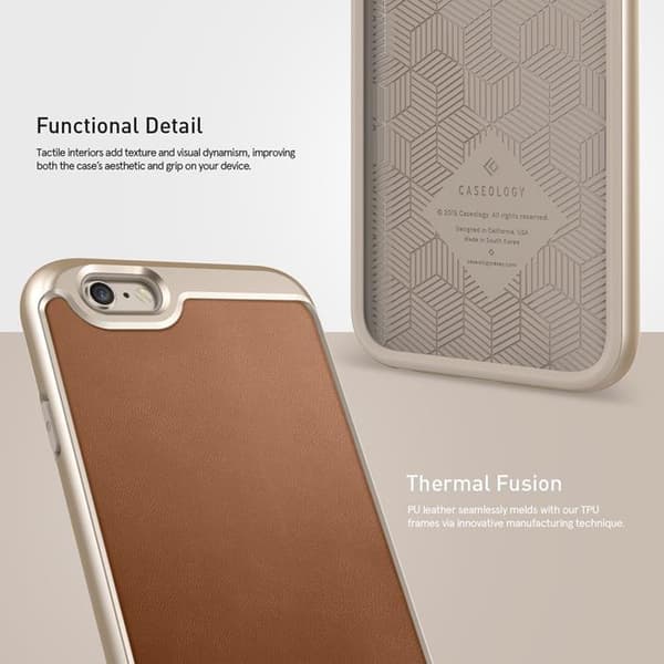 Caseology Envoy Skal till Apple iPhone 6 / 6S - Brun
