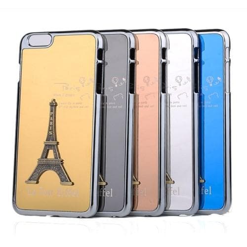 3D Metall Skal till Apple iPhone 6(S) Plus / 6S Plus - Eiffeltornet (RoseGold)