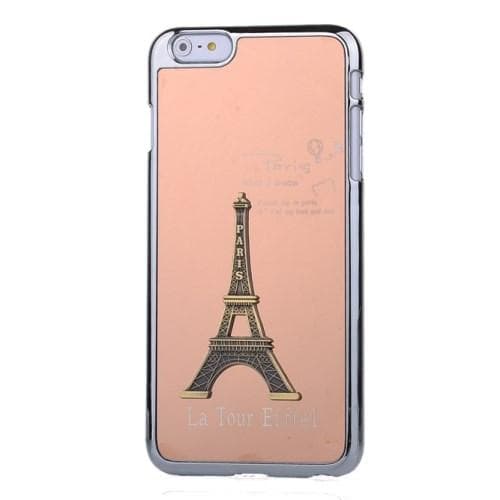 3D Metall Skal till Apple iPhone 6(S) Plus / 6S Plus - Eiffeltornet (RoseGold)