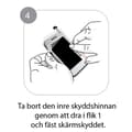 Miniatyrbild 5 av 6: CoveredGear Anti-Glare skärmskydd film till Sony Xperia M5