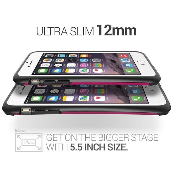 Verus Thor Heavy Drop Skal till Apple iPhone 6(S) Plus (Magenta)