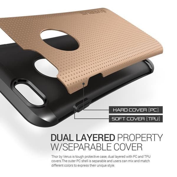 Verus Thor Heavy Drop Skal till Apple iPhone 6(S) Plus (Gold)
