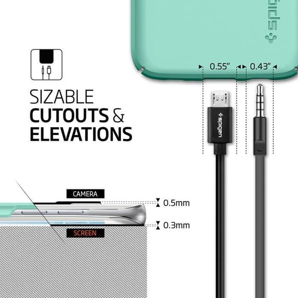 SPIGEN Thin Fit Skal till Samsung Galaxy S7 Edge - Mint