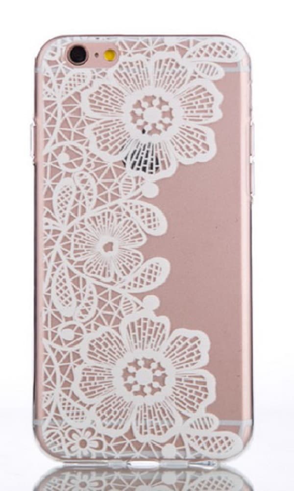 iPhone 7 PLUS/8 PLUS - Flowers - Henna - White