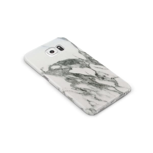 Skal till Samsung Galaxy S6 - Marble - Vit/Grå