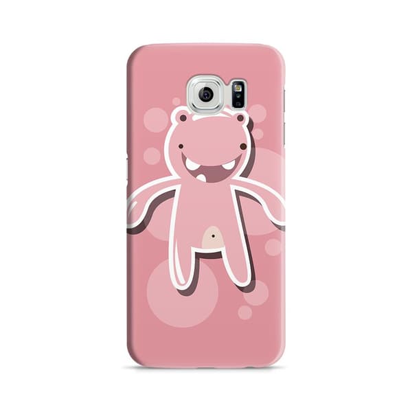 Skal till Samsung Galaxy S6 - Bubbelmonster - Rosa