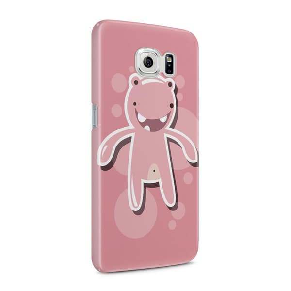 Skal till Samsung Galaxy S6 - Bubbelmonster - Rosa
