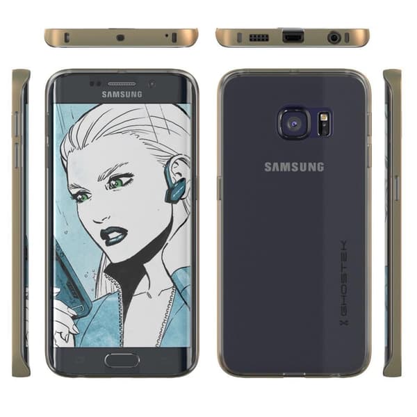Ghostek Cloak Skal till Samsung Galaxy S6 Edge Plus - Gold