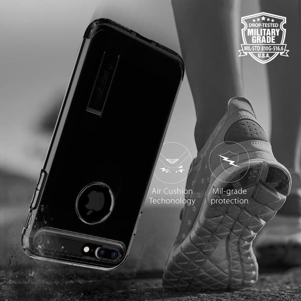 SPIGEN Slim Armor Skal till Apple iPhone 7 Plus - Jet Black