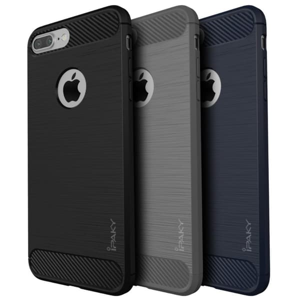 TPU iPaky skal till iPhone 7 Plus - Svart