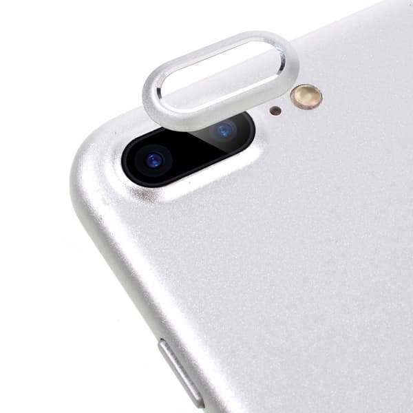 Kameralinsskydd i Härdat Glas till iPhone 7 Plus - Silver