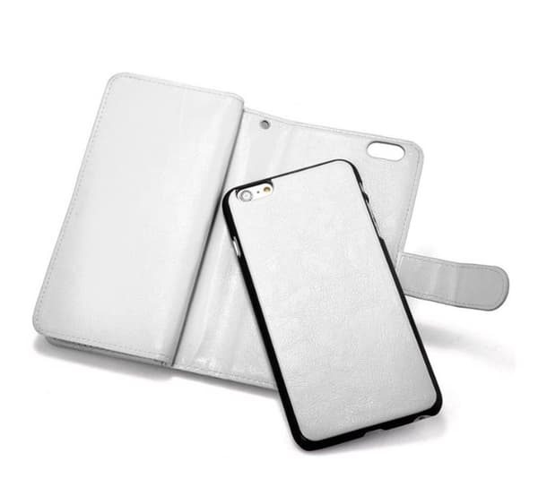 iPhone 6/6S Plus - Stilrent Plånboksfodral i Läder från LEMAN
