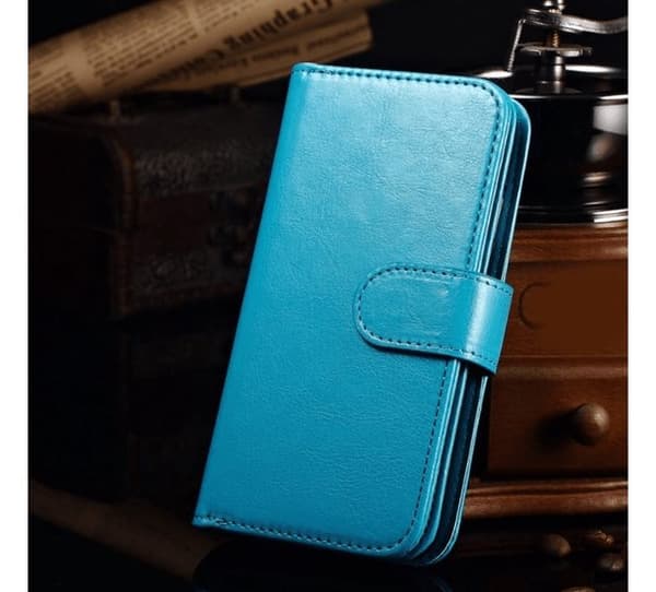 iPhone 6/6S - Stilrent Plånboksfodral i Läder av ROYBEN (TURKOS)
