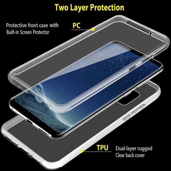 360° Full Cover Silikone Cover Samsung S8