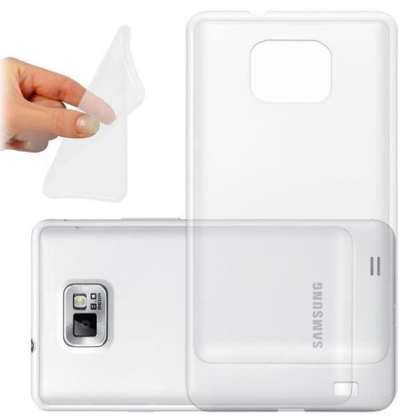 Silikonikotelo läpinäkyvä Samsung Galaxy S2 ( GT -i9100)
