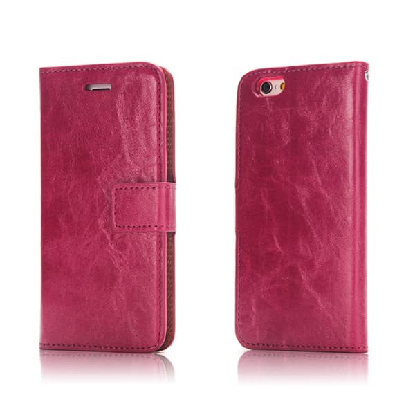 2i1 Plånboksskal i läder av hög kvalitet  Iphone 6