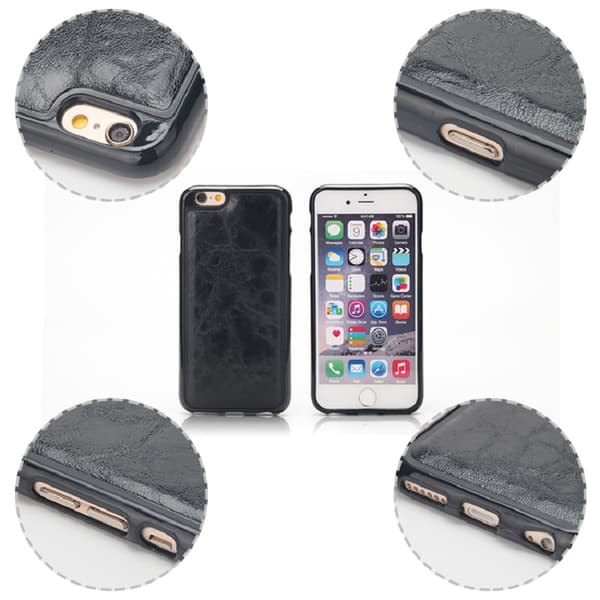 2i1 Plånboksskal i läder av hög kvalitet  Iphone 6