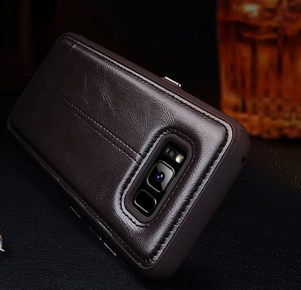 Samsung Galaxy S8 - NKOBEE Stilrent Läderskal