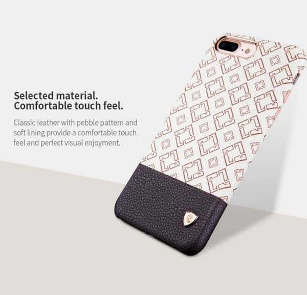 iPhone 7 - Stilrent skal med läderdetalj från NILLKIN