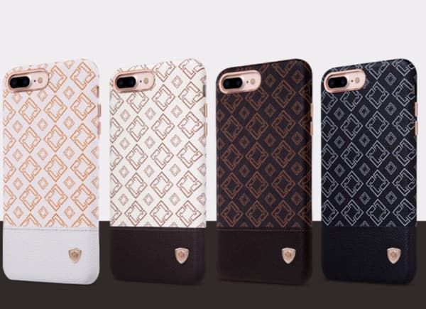 iPhone 7 - Stilrent skal med läderdetalj från NILLKIN