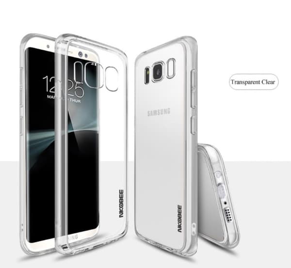 Samsung Galaxy S8 - NAKOBEE Stilrent Skal (ORIGINAL) Transparent/Genomskinlig
