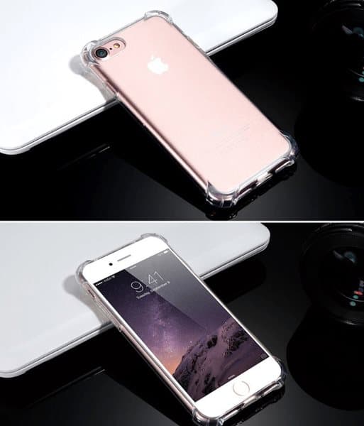 Praktiskt silikonskal med extra tjocka hörn för iPhone 6/6s