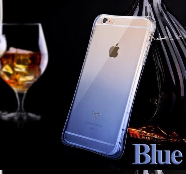 iPhone 6/6S PLUS- Elegant OMBRE silikonskal med extra tjock kant