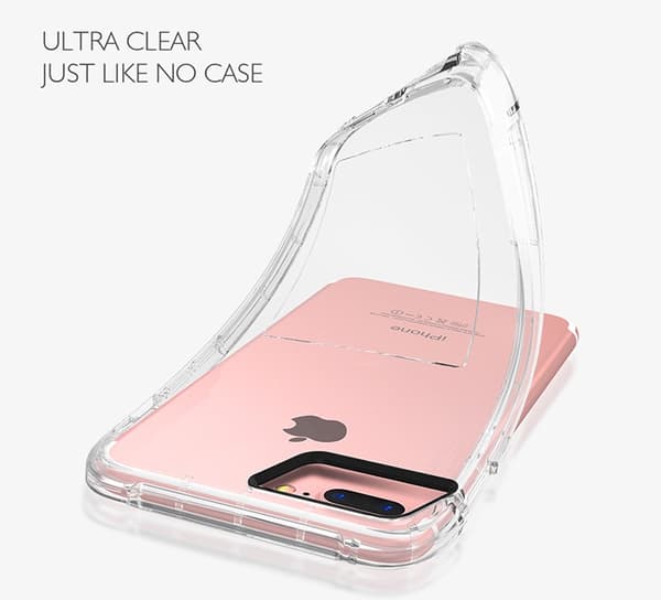 Praktiskt silikonskal med extra tjocka hörn för iPhone 6/6s