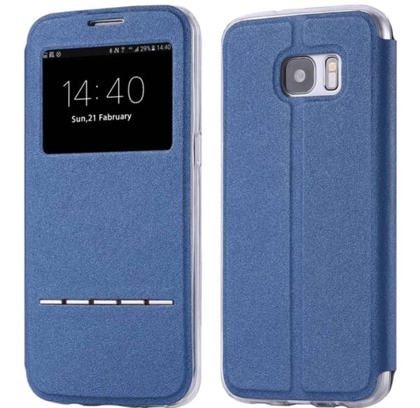 Samsung S8 Smartfodral med fönster och svarsfunktion